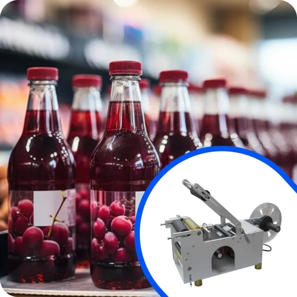 Etiquetadora Semiautomática para Botellas