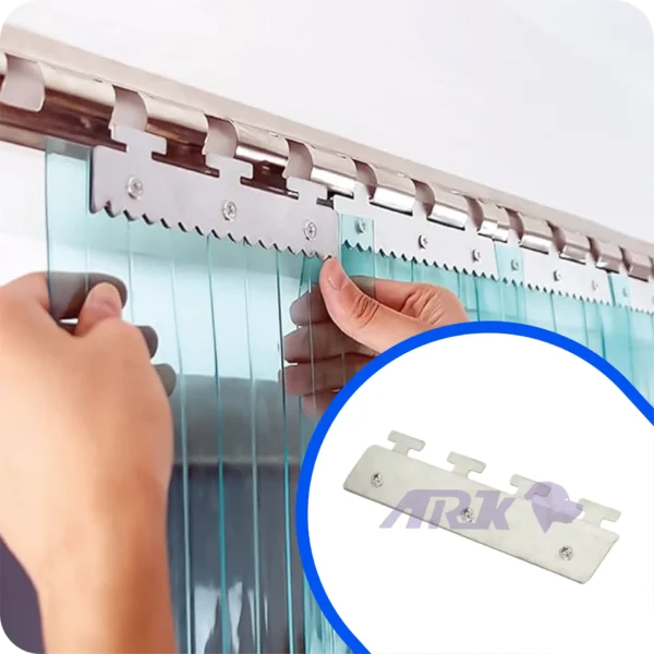 Ganchos de Rieles para Cortina de PVC