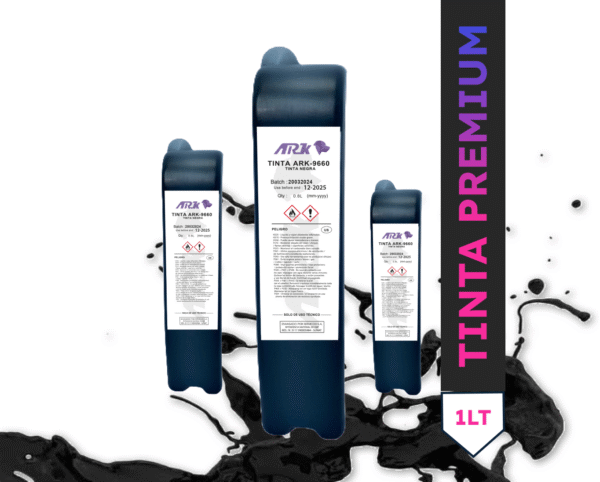 tinta-negra-9660-ark-0-8l.png Tinta Negra 9660 ARK 0.8L | Secado Rápido y Máxima Adherencia
