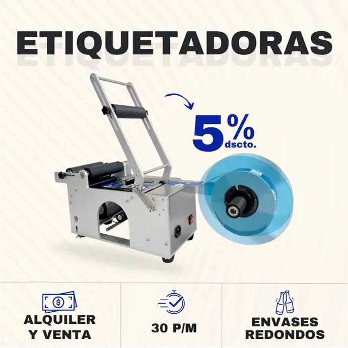 Oferta de etiquetadoras de botellas