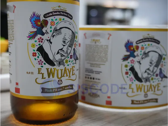 etiqueta adhesiva en ppb EL WUAYE