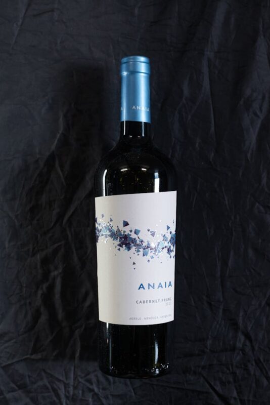 etiqueta hot stamping para botellas de vino