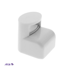 Etiqueta óptica EAS AM gris claro para lentes, tamaño 1 x 1 pulgada.